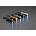 Brelok do kluczy z aluminium z recyklingu, latarka Flash P514.0407