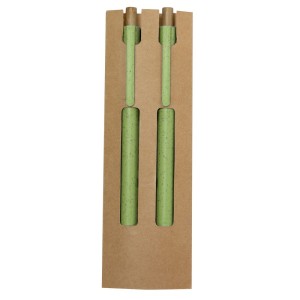 Zestaw piśmienniczy ze słomy pszenicznej, długopis i "wieczny" ołówek VA635-06