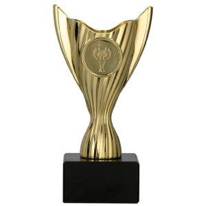 Puchar 9038 G złoty H-15 cm R-70 mm + grawerowanie