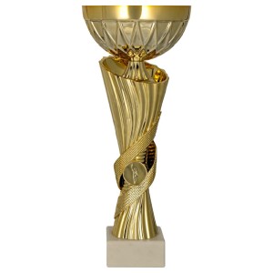 Puchar 9293 C złoty H-28,5 cm R-120 mm + grawerowanie