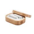 Słuchawki TWS w etui z bambusa JAZZ BAMBOO