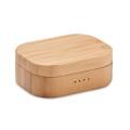 Słuchawki TWS w etui z bambusa JAZZ BAMBOO