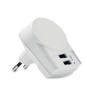 Ładowarka Euro USB (2xA) 12W EURO USB CHARGER 2XA