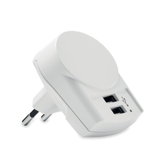 Ładowarka Euro USB (2xA) 12W EURO USB CHARGER 2XA
