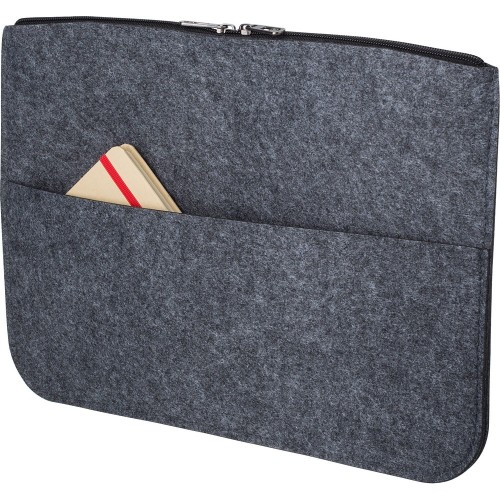 Etui na laptopa 14" z filcu RPET, teczka na dokumenty V1256-19