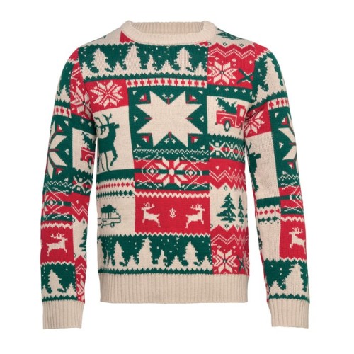Świąteczny sweter z dzianiny S-M SHIMIS