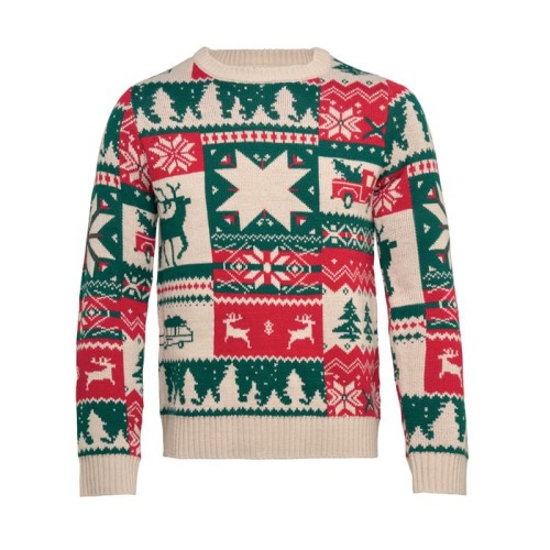Świąteczny sweter z dzianiny L-XL SHIMIS XL