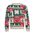 Świąteczny sweter z dzianiny L-XL SHIMIS XL