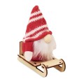 Skrzat na drewnianych saniach FROSTY SLEIGH