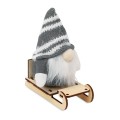 Skrzat na drewnianych saniach FROSTY SLEIGH