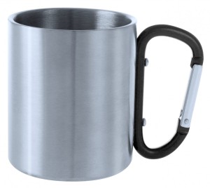 Metalowy kubek 210 ml z karabińczykiem | Easton V8437-03