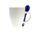 Kubek ceramiczny 300 ml z łyżeczką V5269-04