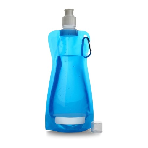 Składana butelka sportowa 420 ml z karabińczykiem V6503-11