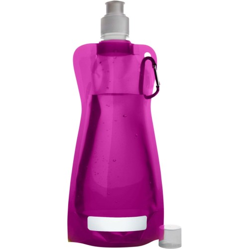 Składana butelka sportowa 420 ml z karabińczykiem V6503-21