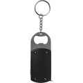 Brelok do kluczy, lampka LED, otwieracz do butelek, miara 1m V9458-03