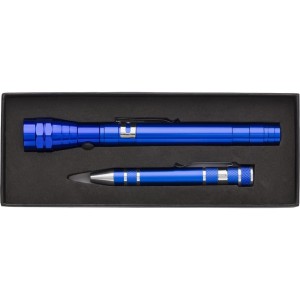 Zestaw narzędzi, śrubokręt, 8 końcówek, teleskopowa latarka 3 LED V8763-11