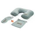 Zestaw podróżny Jersey, maska na oczy, zatyczki do uszu, zagłówek P786.002