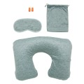 Zestaw podróżny Jersey, maska na oczy, zatyczki do uszu, zagłówek P786.002