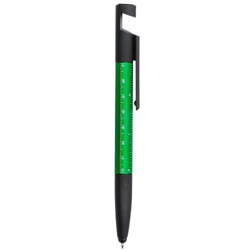 Długopis wielofunkcyjny, czyścik do ekranu, linijka, stojak na telefon, touch pen, śrubokręty V1849-06