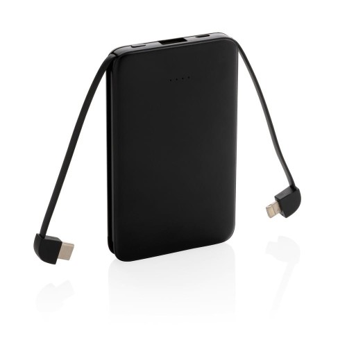 Power bank 5000 mAh, zintegrowany kabel 3 w 1 P322.081