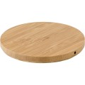 Bambusowa ładowarka bezprzewodowa 5W V0324-18