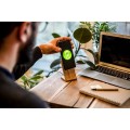 Bambusowa ładowarka bezprzewodowa 10W B'RIGHT, stojak na telefon | Wilder V0349-17