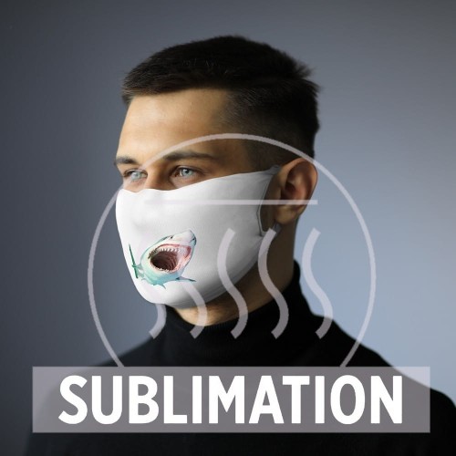 Maseczka wielokrotnego użytku z miejscem na filtr i jonami srebra V6992-02