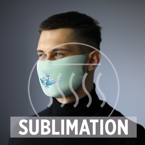 Maseczka wielokrotnego użytku z miejscem na filtr i jonami srebra V6992-10