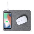 Podkładka pod mysz RPET, ładowarka bezprzewodowa 10W V8322-15