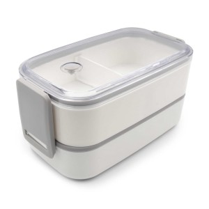 Pudełka śniadaniowe 2 w 1, 2x700 ml, sztućce | Cash V7246-02