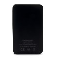 Power bank 5000 mAh ze zintegrowanymi kablami, adapter w komplecie | Presley V0905-03