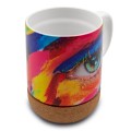 Kubek ceramiczny 370 ml, korkowy element | Kate V8297-02