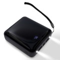 Power bank 10000 mAh, 3 kable do ładowania w komplecie | Tim V0903-03