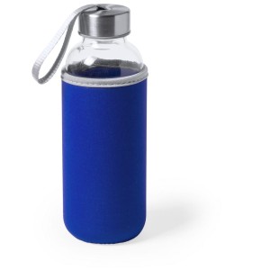 Szklana butelka 420 ml w pokrowcu | Bob V0462-04