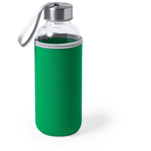 Szklana butelka 420 ml w pokrowcu | Bob V0462-06