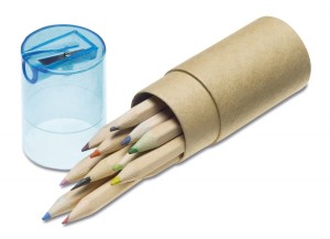 Zestaw kredek, temperówka | Nate V6133-11