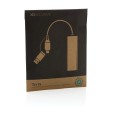 Hub USB 2.0 z USB C, aluminium z recyklingu P308.682
