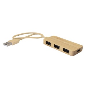 Bambusowy hub USB i USB-C B'RIGHT | Kenzie V7283-17