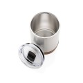 Kubek podróżny 180 ml, stal nierdzewna z recyklingu P435.052