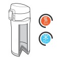 Kubek termiczny 300 ml, stal nierdzewna z recyklingu P435.062