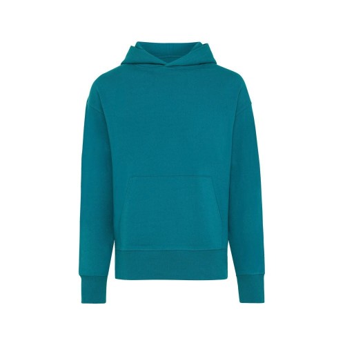 Luźna bluza z kapturem z bawełny z recyklingu Iqoniq Yoho T9402.009.L