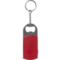 Brelok do kluczy, lampka LED, otwieracz do butelek, miara 1m V9458-05