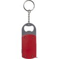 Brelok do kluczy, lampka LED, otwieracz do butelek, miara 1m V9458-05