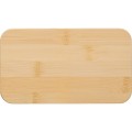 Pudełka śniadaniowe 2 szt., 2x400 ml, bambusowe wieczko, sztućce V1215-02