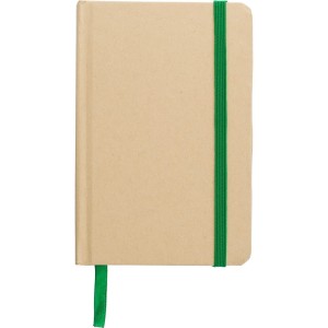 Notatnik A6 z papieru kraftowego z recyklingu V1164-09