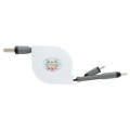 Zwijany kabel do ładowania i synchronizacji 3 w 1 P302.221
