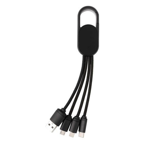 Kabel do ładowania 4 w 1 z karabińczykiem P302.071