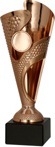 Puchar 9281 B brązowy H-17 cm + grawerowanie