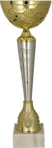 Puchar 9286 G złoto-srebrny H-28 cm R-80 mm + grawerowanie