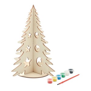 Drewniana choinka DIY TREE AND PAINT